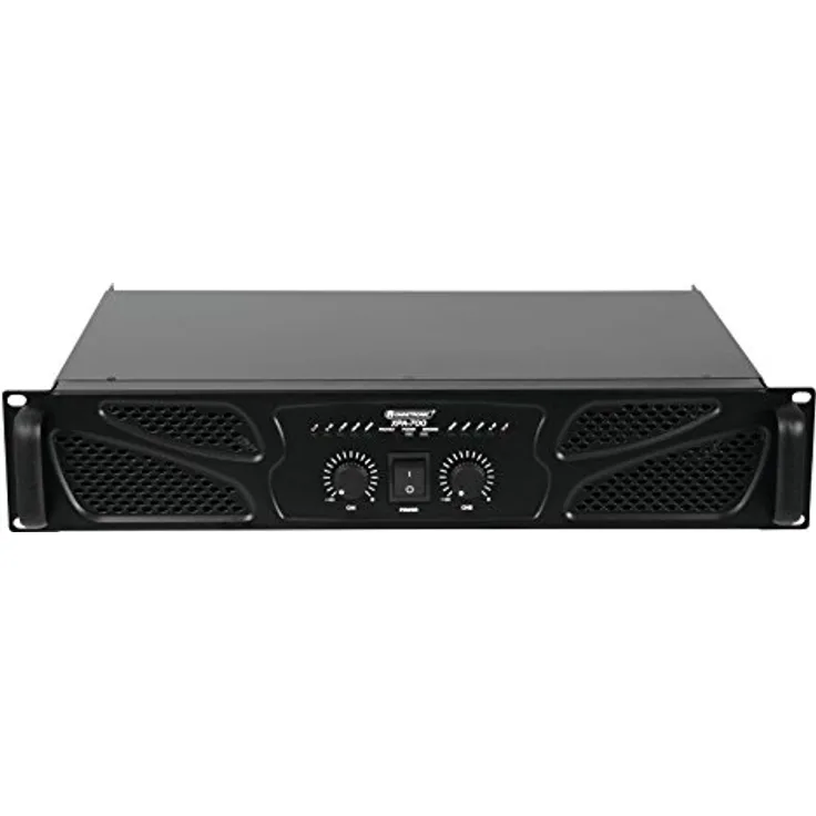Omnitronic XPA-700 Endstufe | Stereo-PA-Verstärker mit Limiter, 2 x 350 W-4 Ohm, 2 x 240 W-8 Ohm | Signaleingänge über XLR- oder Klinkeneinbaubuchsen | Groundlift-Schalter gegen Brummschleifen