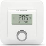Bosch Smart Home Raumthermostat für Fußbodenheizungen mit kabelgebundener Steuerung, 230 V, kompatibel mit Google Assistant und Alexa, weiß (8750001003)