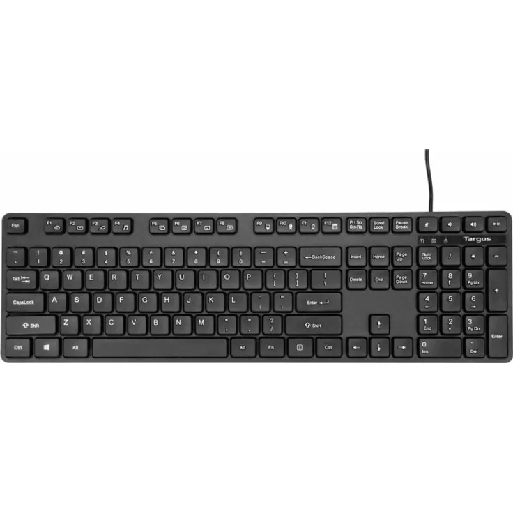 Targus - Tastatur - USB - QWERTZ - Deutsch - Schwarz (AKB30DE)