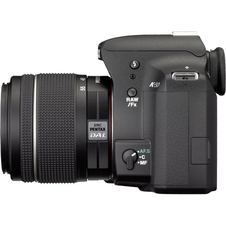 Pentax K-50 Kit schwarz inkl. SMC DAL 18-55mm – Bild 2