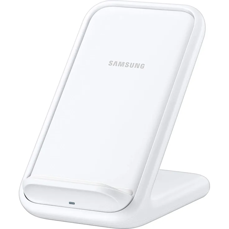 Samsung EP-N5200 Wireless Charger Stand, 15 W, Qi Ladestation, weiß