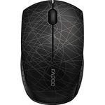 Rapoo 3300P+ kabellose Mini Maus, 2.4 GHz Wireless via Nano USB-Empfänger, 1000 DPI optischer Sensor, kompaktes Design, schwarz