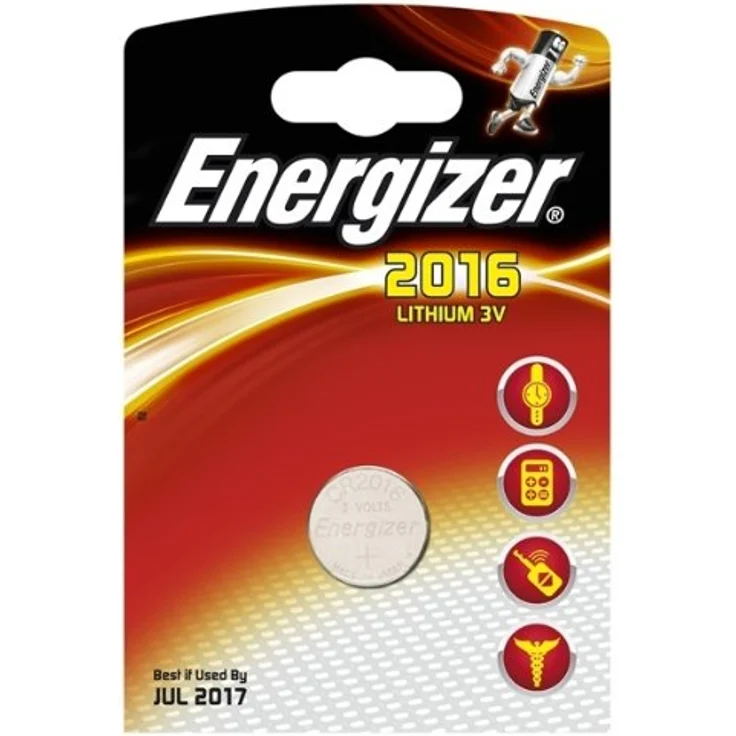 Energizer Battery CR2016 Lithium 1-pak, 235253 – Bild 1