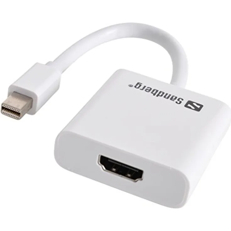 Sandberg - Video- / Audio-Adapter - DisplayPort / HDMI - Mini-DisplayPort (M) - HDMI, 19-polig (W) (508-29)