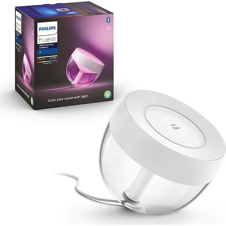 Philips Hue White and Color Ambiance Iris Tischleuchte Weiß Bluetooth ZigBee ... - Philips – Bild 2