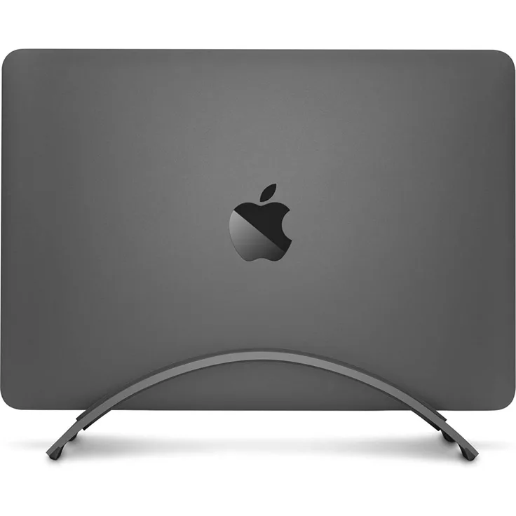 Twelve South BookArc für MacBook | Platzsparender vertikaler Tischständer für Apple Notebooks (Space Grau), 12-2005
