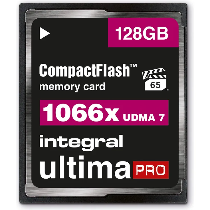 Integral UltimaPro CompactFlash Speicherkarte, 128 GB, 160 MB/s (1066X), VPG-65 UDMA-7