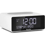 TechniSat DIGITRADIO 52 Radiowecker mit Wecker, LCD-Display, weiß