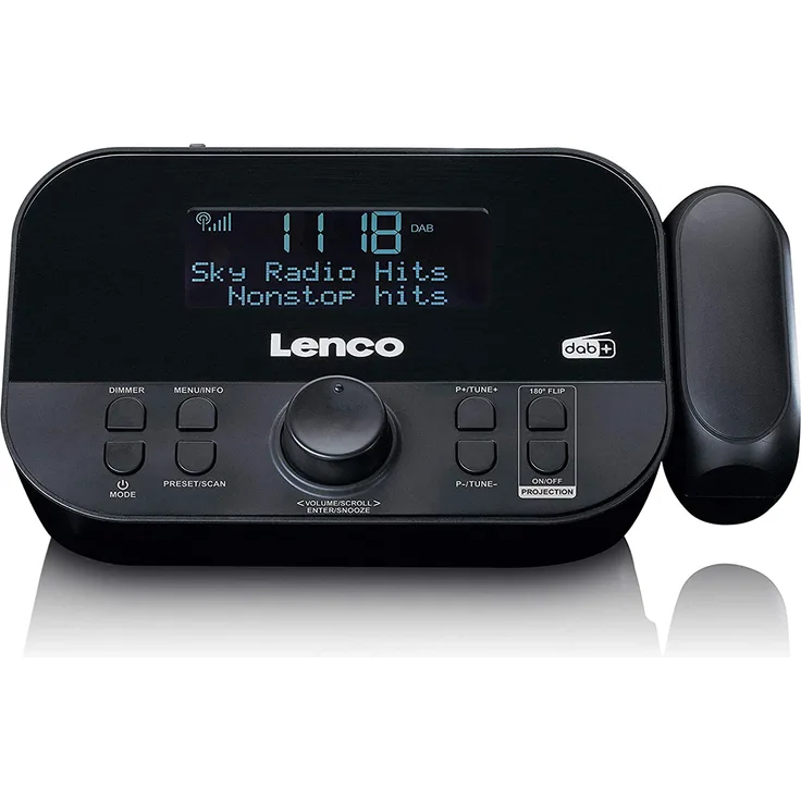 Lenco CR-615 Radiowecker, schwarz