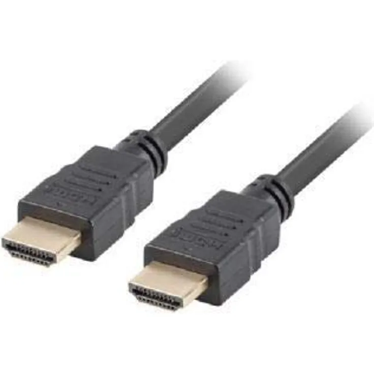 Lanberg HDMI-Kabel, M-M, 3840 x 2160 30 Hz, mit Ethernet-Kanal, 5 m, CA-HDMI-11CC-0050-BK
