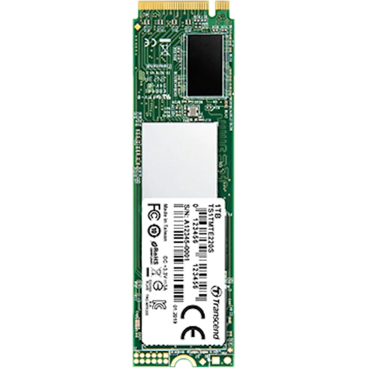Transcend 220S - Solid-State-Disk - 1 TB - intern - M.2 2280 - PCI Express 3.0 x4 (NVMe) (TS1TMTE220S) – Bild 3