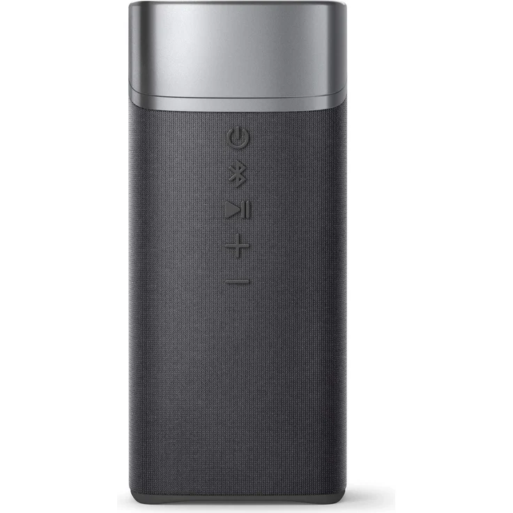 Philips Bluetooth Lautsprecher S3505-00 mit Mikrofon (1,75-Zoll-Full-Range-Treiber, 10 Stunden Spielzeit, Passiver Bassstrahler, 20 m Reichweite) Grau - 2020-2021 Modell – Bild 1