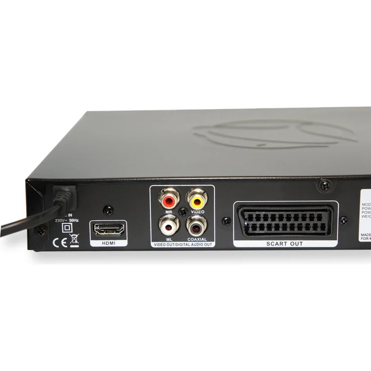 Manta DVD072 Emperor Basic DVD-Player (DivX, HDMI, SCART, USB) schwarz – Bild 3