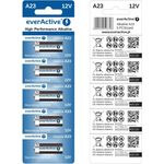 5 Stück A23 12V everActive Alkaline Batterien MN21-V23GA-23A 12 Volt 55 mAh …