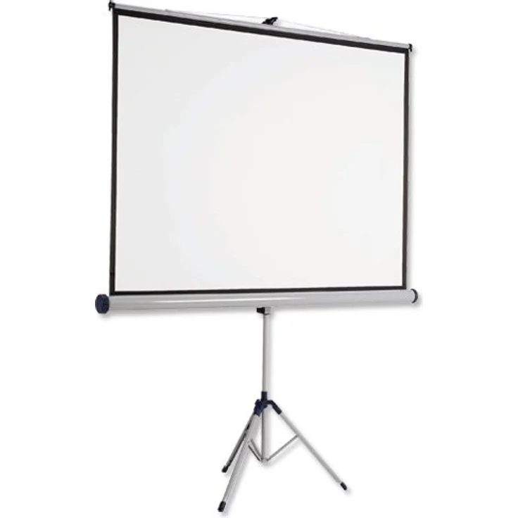 Nobo Leinwand mit Dreibeinstativ für Heimkino-Gaming-Streaming 4:3 Bildseitenformat (2000x1513mm)