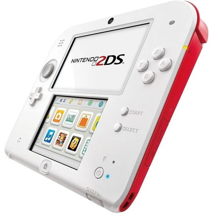 Nintendo 2DS Weiß-Rot 256MB & 4GB Speicherkarte – Bild 3