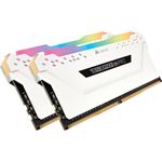 Corsair Vengeance RGB PRO 16GB (2x8GB) DDR4 3000MHz C15 XMP 2.0 Enthusiast RGB LED-Beleuchtung Speicherkit - weiß - Preisvergleich