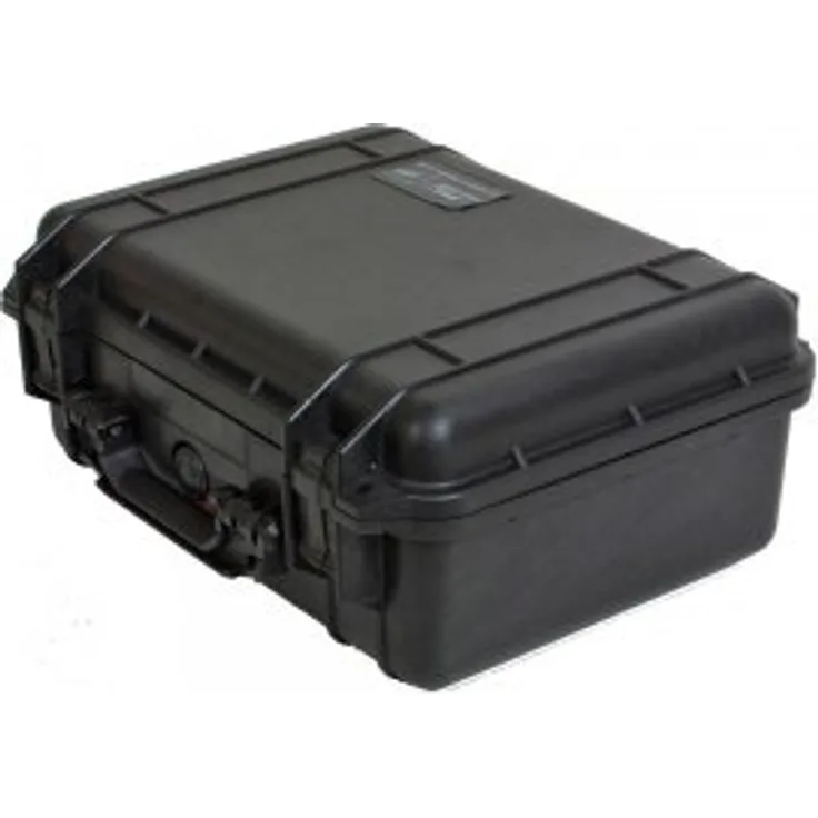 PELI 1500 Wasserdichter Koffer, IP67 Rated, 19L Volumen, Hergestellt in Deutschland, Mit Schaumstoffeinlage (Anpassbar), Schwarz