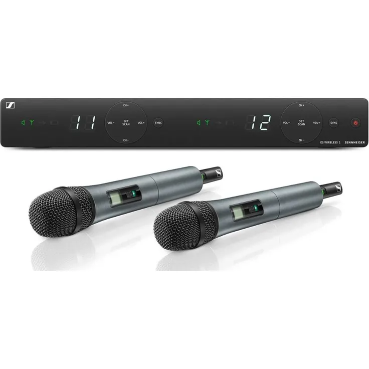 Sennheiser XSW 1-825 DUAL-BWireless Dual Vocal Set. Enthält (2) SKM 825-XSW Handtrans