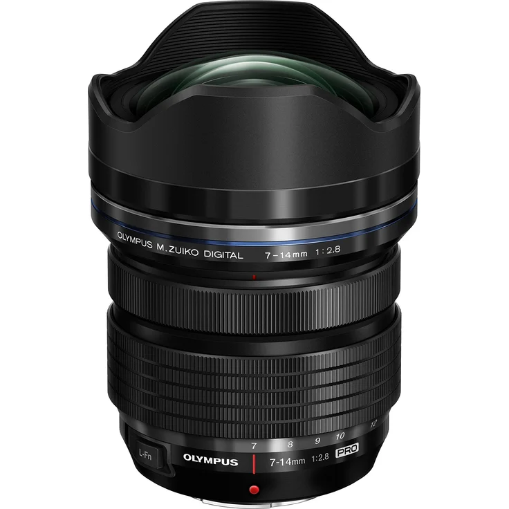 Olympus M.Zuiko Digital ED 7-14mm F2.8 PRO Objektiv, Weitwinkelzoom, geeignet für alle MFT-Kameras (Olympus OM-D & PEN Modelle, Panasonic G-Serie), schwarz – Bild 1