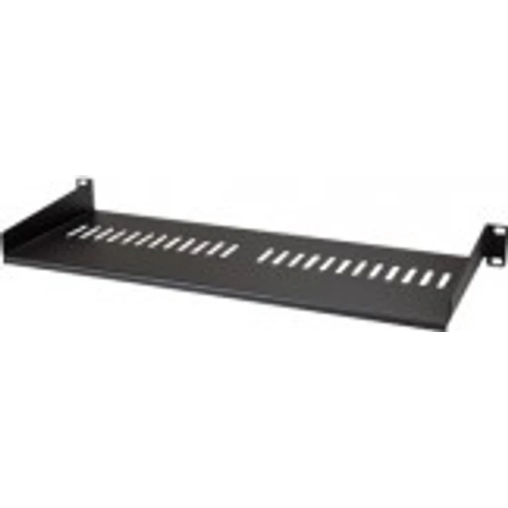 StarTech.com Belüfteter Server Rack Fachboden 1 HE, 175 mm Tief, Stahl – Bild 1