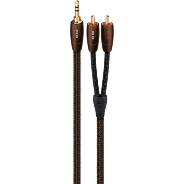 AudioQuest Big SUR 1 m High-End Audiokabel 3,5 mm Klinke auf Cinch (Stereo)