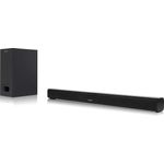 Sharp HT-SBW110 2.1 Slim 2.1 Soundbar mit Subwoofer, kabellos/kabelgebunden, geeignet für TV, schwarz