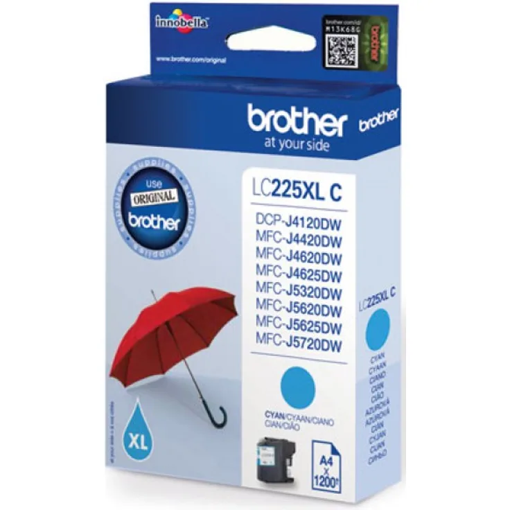 Brother LC-225XLC Cyan Tintenpatrone