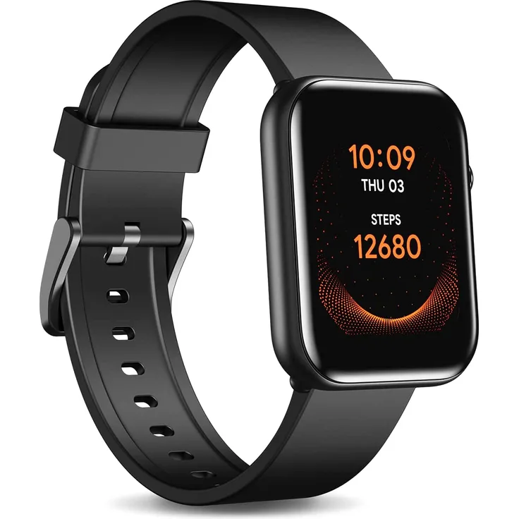 Mobvoi TicWatch Smartwatch Unisex, Einheitsgröße, Raven Black