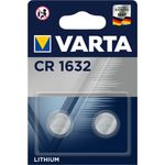 VARTA Batterien Electronics CR1632 Lithium Knopfzellen (2er Pack, in Original Blisterverpackung)