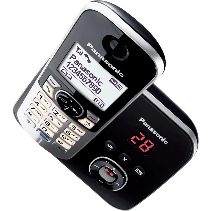 Panasonic KX-TG6823 Analog-Telefon schwarz – Bild 4