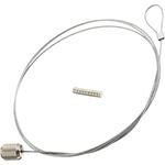 Walther MD150S Fotoseil 150 cm lang mit 10 Ultrastarken Neodym- Magneten 1,5 m Farbe: Silber