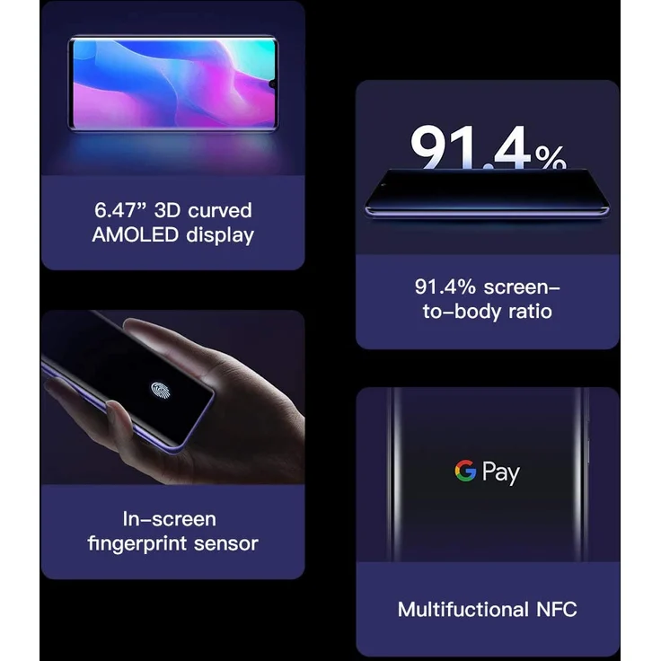 Xiaomi Mi Note 10 Lite Smartphone 16,43cm (6,47 Zoll) AMOLED-Display, 64GB interner Speicher, 6GB RAM, Dual-SIM, Android, Midnight Black – Bild 8