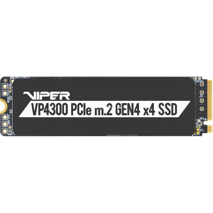 Patriot Viper VP4300 2 TB SSD, schwarz, PCIe 4.0 x4, NVMe 1.4, M.2 2280 (VP4300-2TBM28H) – Bild 1