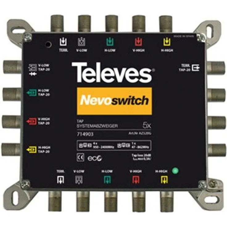 TELEVES Abzweiger 5f. Guß AZS520G
