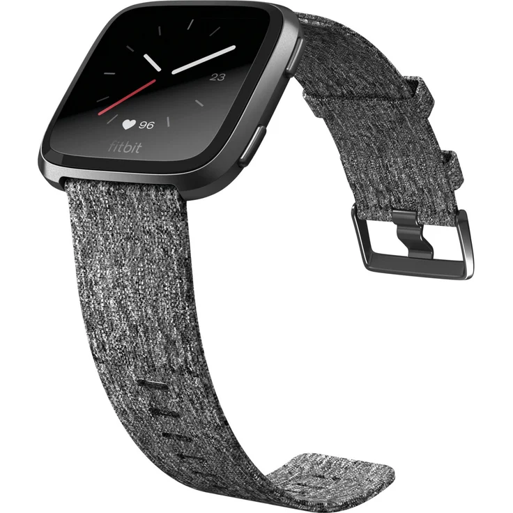 Fitbit Versa Special Edition, Gesundheits & Fitness Smartwatch mit Herzfrequenzmessung, 4+ Tage Akkulaufzeit & Wasserabweisend bis 50 m Tiefe, Holzkohle – Bild 7