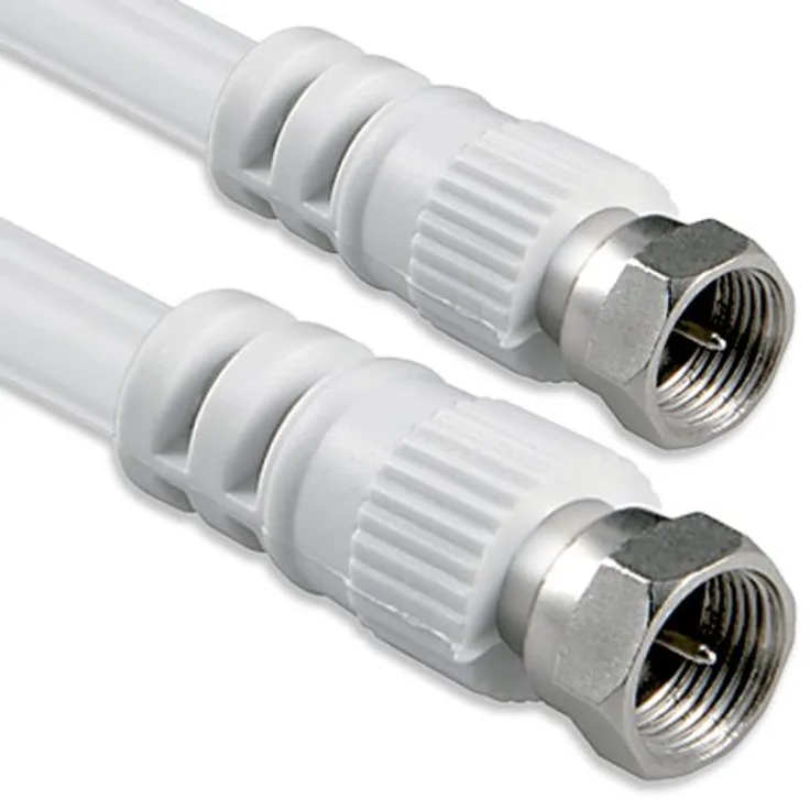 1 aTTack Koaxial Anschluss Kabel Antennenkabel Sat Kabel Anschlusskabel F-Stecker Koaxialstecker auf Koaxialkupplung doppelt geschirmt/Dreifach geschirmt/4 fach geschirmt/75 dB/85 dB/100 dB/110 dB/120 dB/125 dB SAT weiß F-F 75db 10 meter