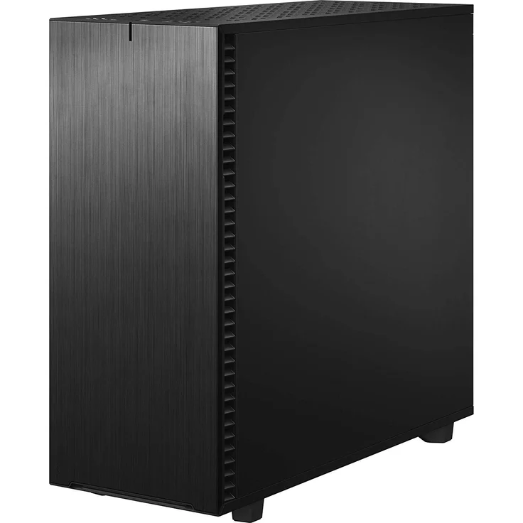 Fractal Design Define 7 XL Black TG Dark Modulares Silent E-ATX Full Tower PC-Gehäuse aus Aluminium/Stahl mit seitlichem Fenster aus dunkel getöntem Tempered Glass, schwarz – Bild 1