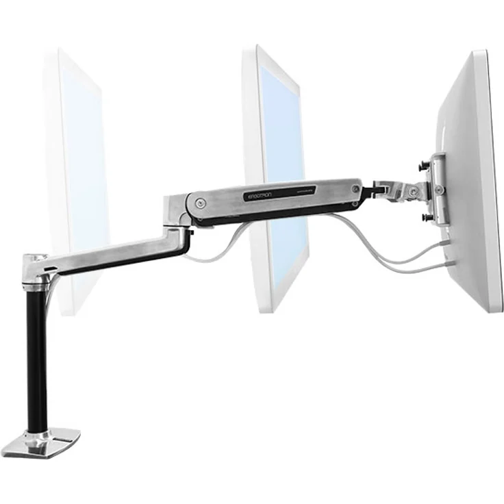 ERGOTRON LX HD Sit-Stand Desk Mount LCD max 13,6kg. anheben 51cm neigen 80grad schwenken 360grad drehen 90grad – Bild 4