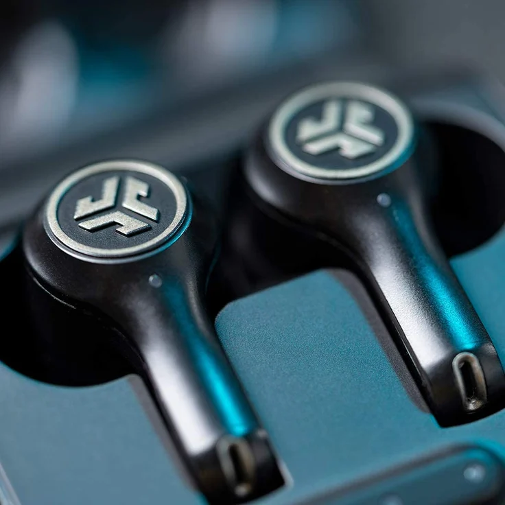 JLAB Epic Air ANC True Wireless In-Ear Kopfhörer mit Bluetooth, Mikrofon, Noise Cancelling, geeignet für Sport, schwarz – Bild 6