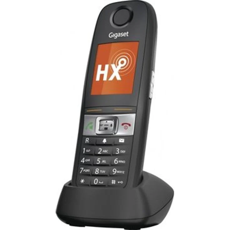Gigaset E630HX Universal-Mobilteil - IP-Telefon (zum Anschluss an Ihre Basisstation oder Router, das robuste Telefon für Handwerker und Werkstätten) schwarz – Bild 2