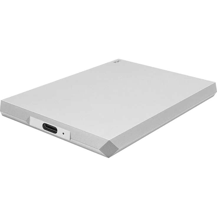LaCie Mobile Drive STHG2000400 - Festplatte - 2 TB - extern (tragbar) - USB 3.1 Gen 2 (USB-C Steckverbinder) - Silver Moon (STHG2000400) – Bild 2
