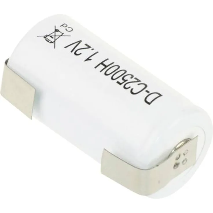 Mexcel D-C2500B Spezial-Akku Baby (C) U-Lötfahne, Flat-Top NiCd 1.2V 2500 mAh