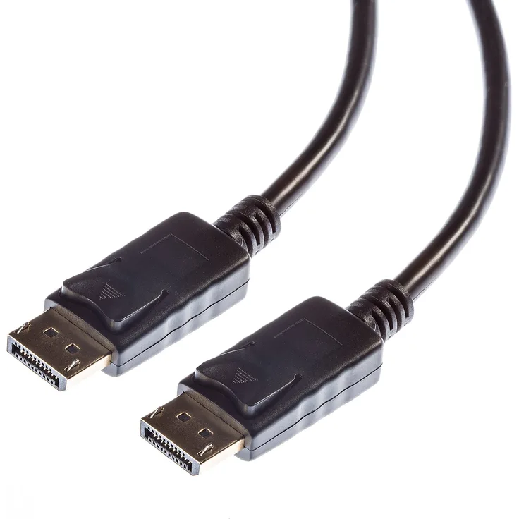 Poppstar Ultra HD (4k) 20-pin Displayport 1.2v (DP) auf Displayport 1.2v (DP) Verbindungskabel inkl. Audioübertragung / HDCP 1.3 dreifach geschirmt / Auflösung bis zu 3840 x 2160 / äbertragungsgeschwi