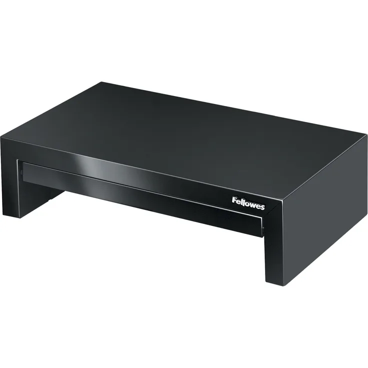Fellowes Monitorständer Designer Suites, höhenverstellbar, ergonomisch, mit Aufbewahrungsfach, für Monitore bis 21 Zoll