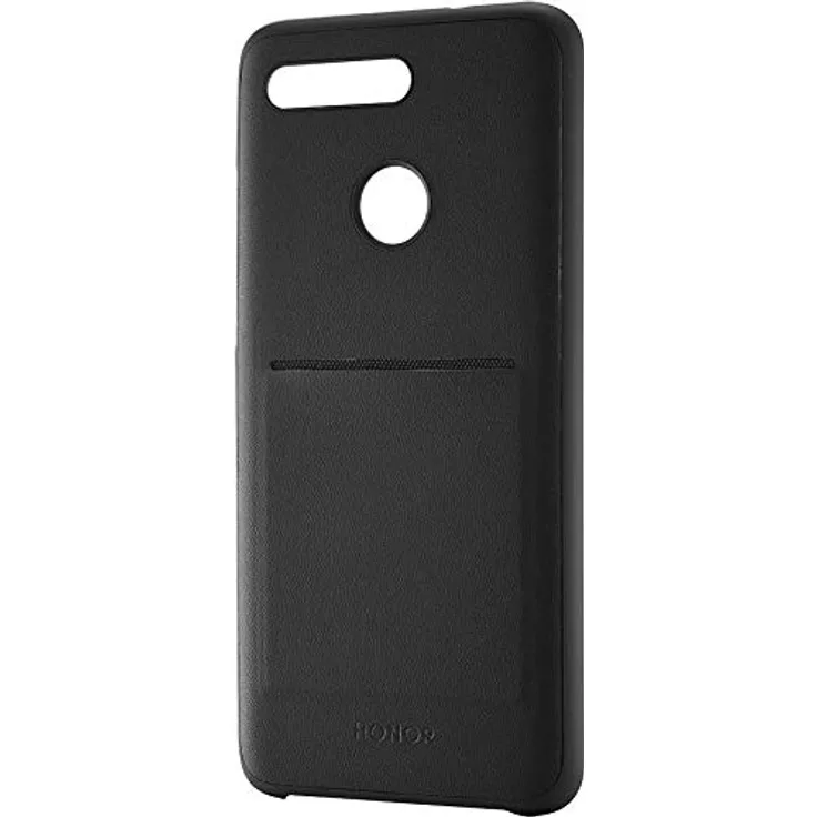Honor View 20 - Original PU Thicknessing Schutzhülle, Schwarz