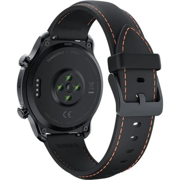 Mobvoi Ticwatch Pro 3 GPS, Unisex, Silikonarmband, Schwarz – Bild 3