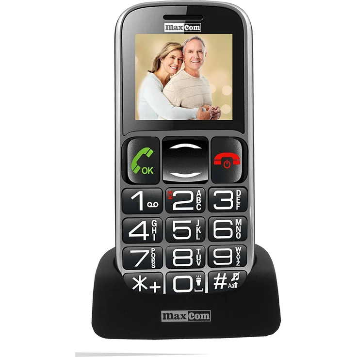 MaxCom MM428 schwarz, rot – Bild 2