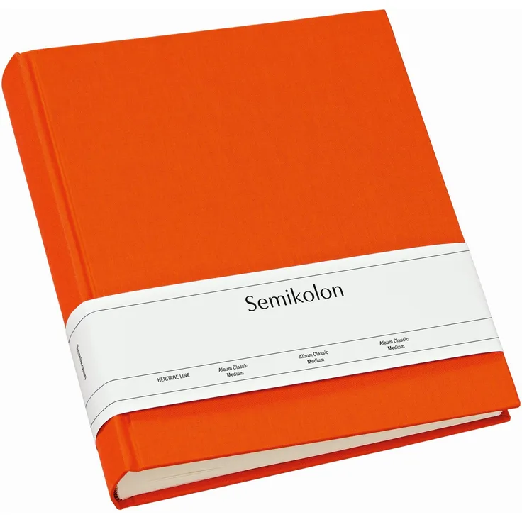 Semikolon Album Classic Medium orange