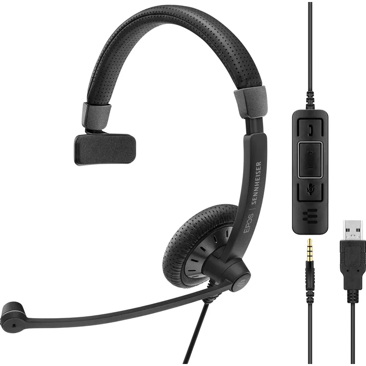 EPOS SENNHEISER IMPACT SC 60 USB ML mit In-Line Control, Schwarz